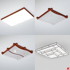 maya panel lamps