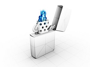 3d 3ds zippo lighter