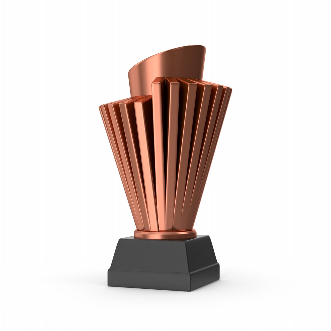 3D Bronze Trophy Award TurboSquid 2187609