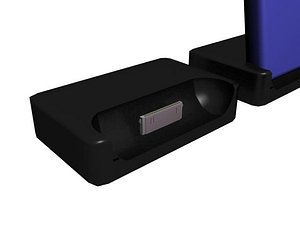 dock iphone ipod 3d model