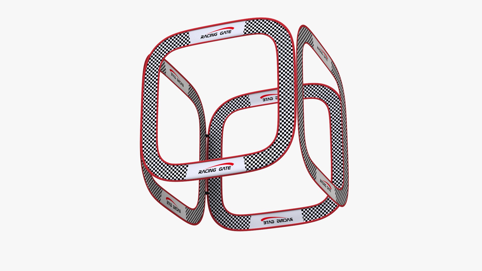 3D Model FPV Pop Up Cube Air Gate - TurboSquid 2026297
