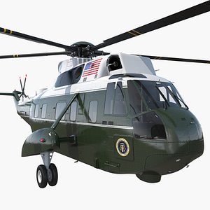 Marine One Hellicopter Carrying the US President