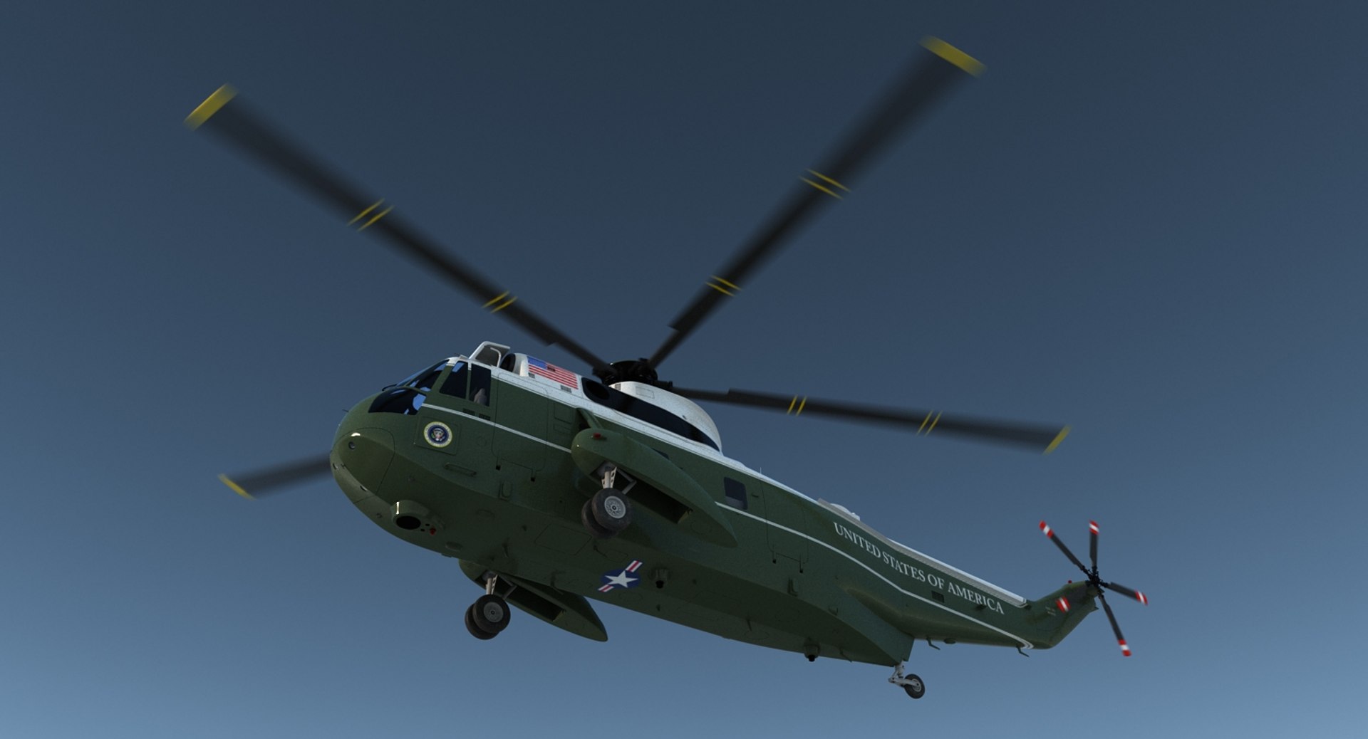 Marine Hellicopter Carrying President 3d - Turbosquid 1279823