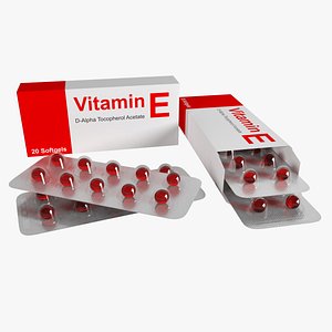 3D blister pill vitamin e