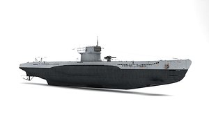 3d max german submarine u-201