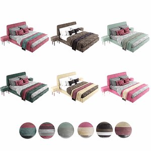 3D bed-3d-model-blender 3D model