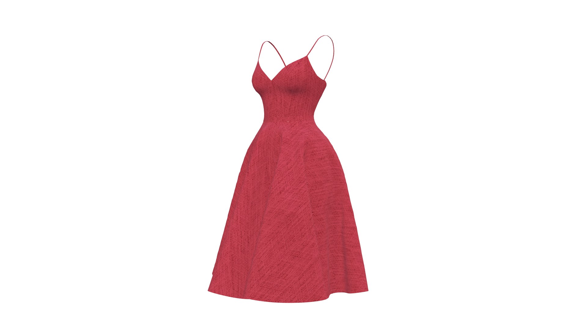 three-dimensional printed midi dress main image 0