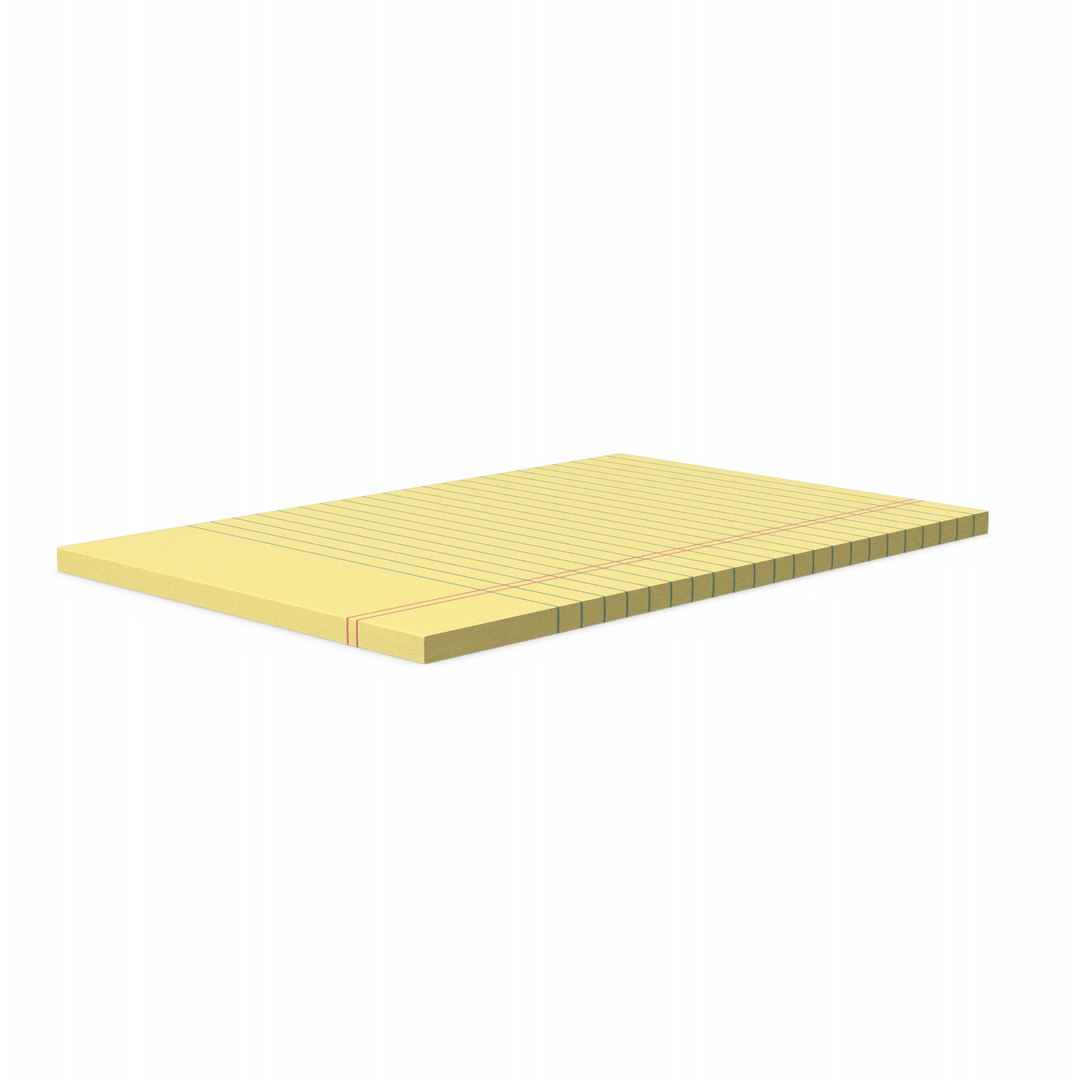 Paper Pad model https://p.turbosquid.com/ts-thumb/fs/17xWdu/lN/paperpad.h11.2k/png/1647881862/1920x1080/fit_q87/f57c043a5dc62f701dc58c62f1049fa4cf88d49c/paperpad.h11.2k.jpg