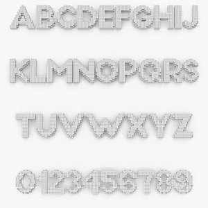 Voxel Alphabet