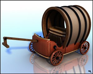 carriage 3d max