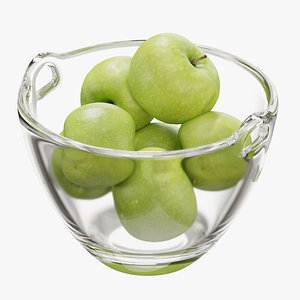 Ono fruit salad bowl set 08 3D model