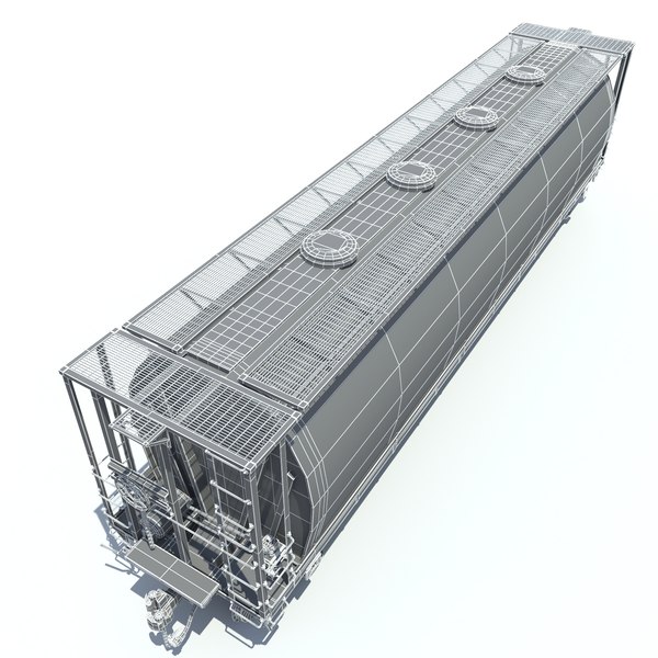 3d max cargo train locomotive cars