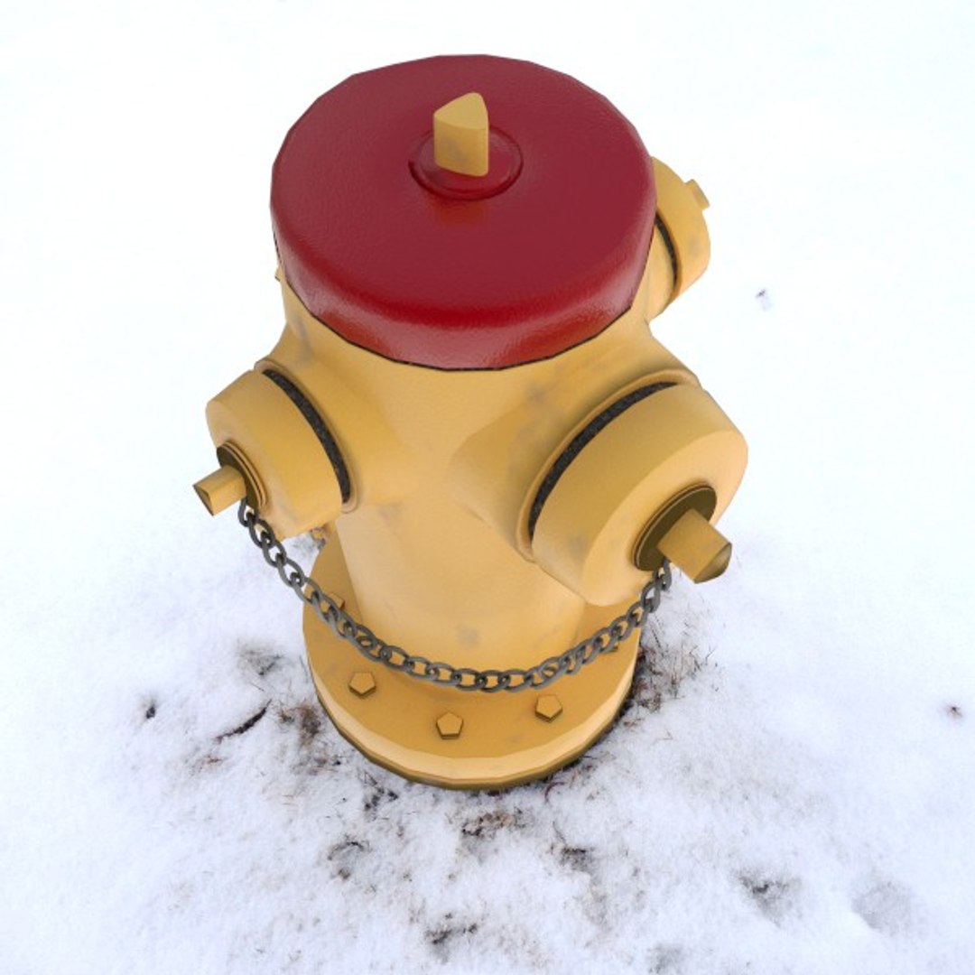 3d Model Of Hydrant