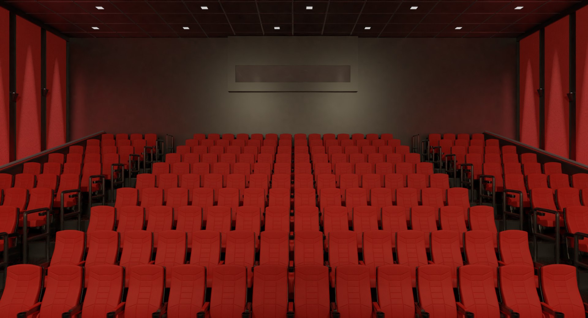 3D Movie Theater Interior - TurboSquid 1246405