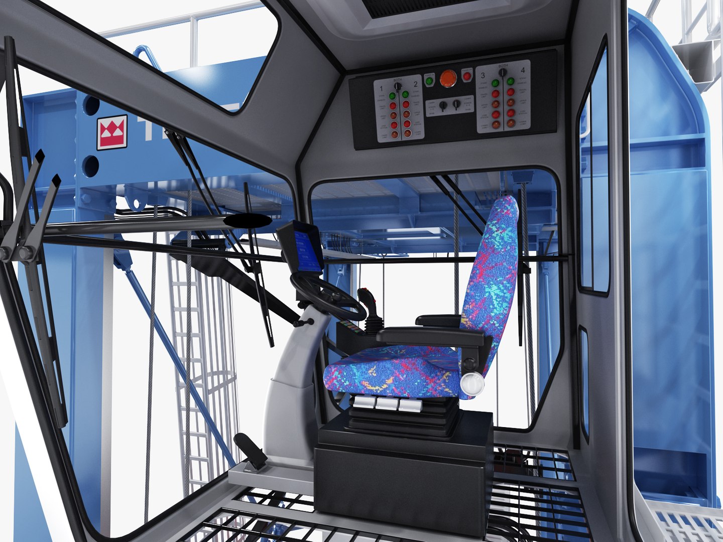 Straddle Carrier Dashboards | Liebherr Straddle Carrier – NTIKL