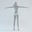 girls woman human 3d obj
