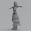 girls woman human 3d obj