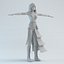 girls woman human 3d obj