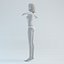 girls woman human 3d obj