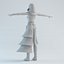 girls woman human 3d obj