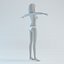 girls woman human 3d obj