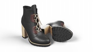 3D model boots