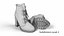 3D model boots