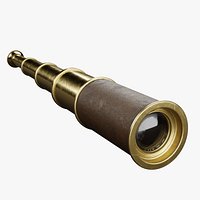 Vintage Brass Spyglass