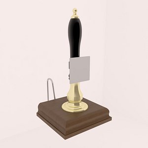 cask ale pump 3d model
