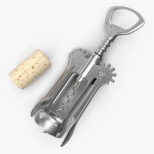 3D wing corkscrew cork