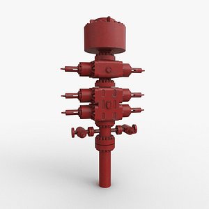 Oil Equipment - Drilling Well Head 3D model