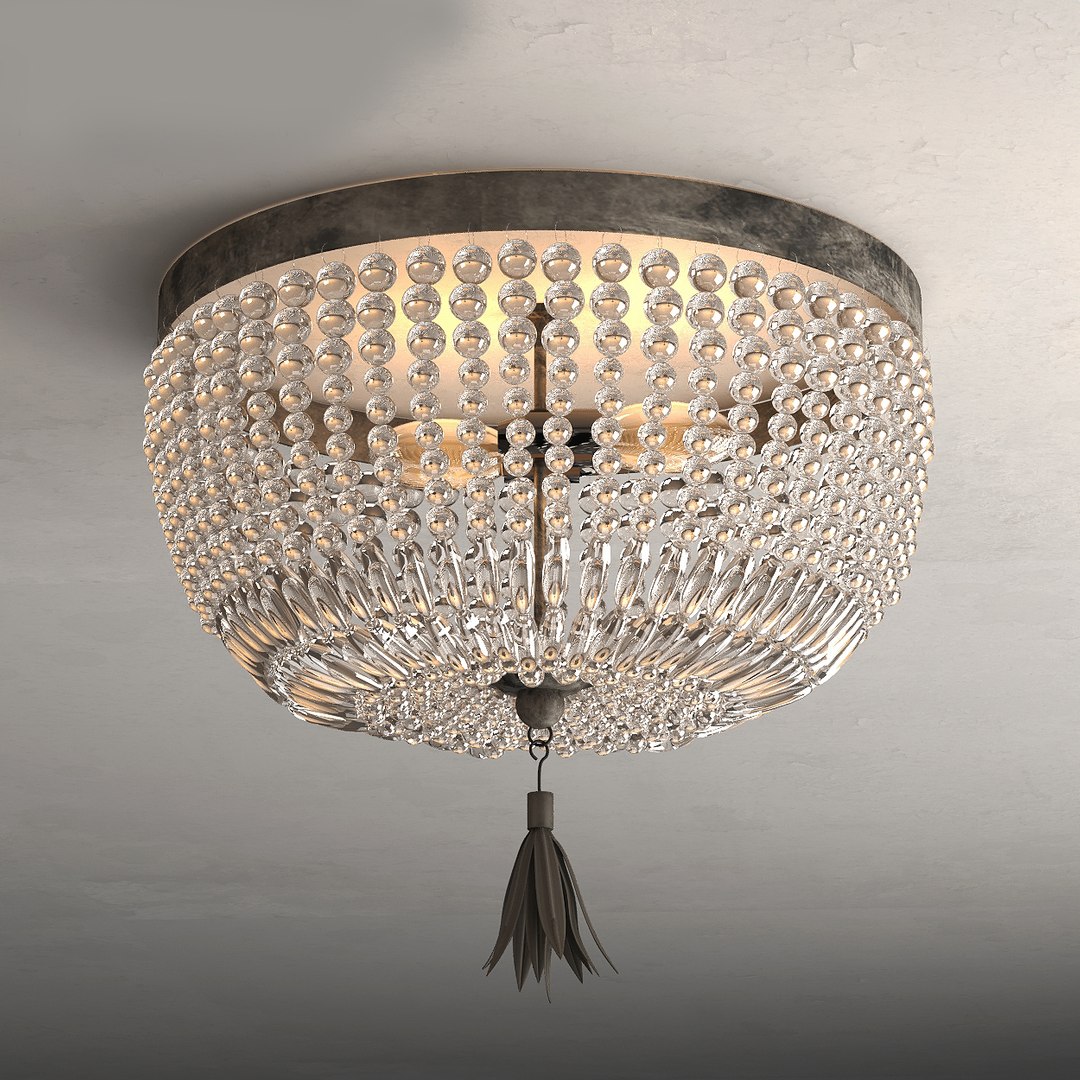 3D Ceiling Lamp Crys Model - TurboSquid 1363952