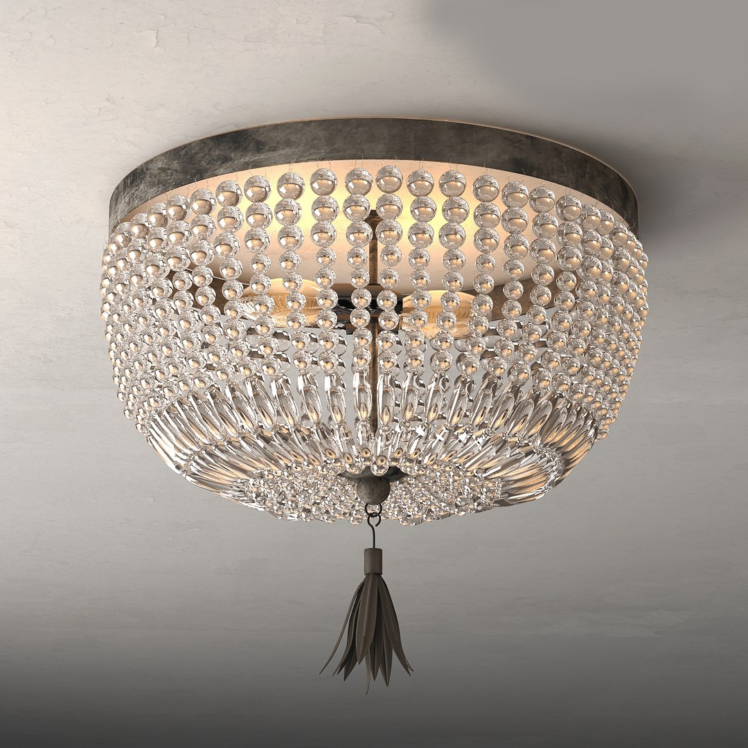 3D Ceiling Lamp Crys Model - TurboSquid 1363952