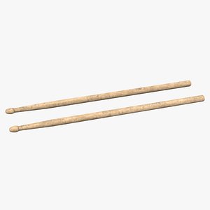 Drumsticks 3D model