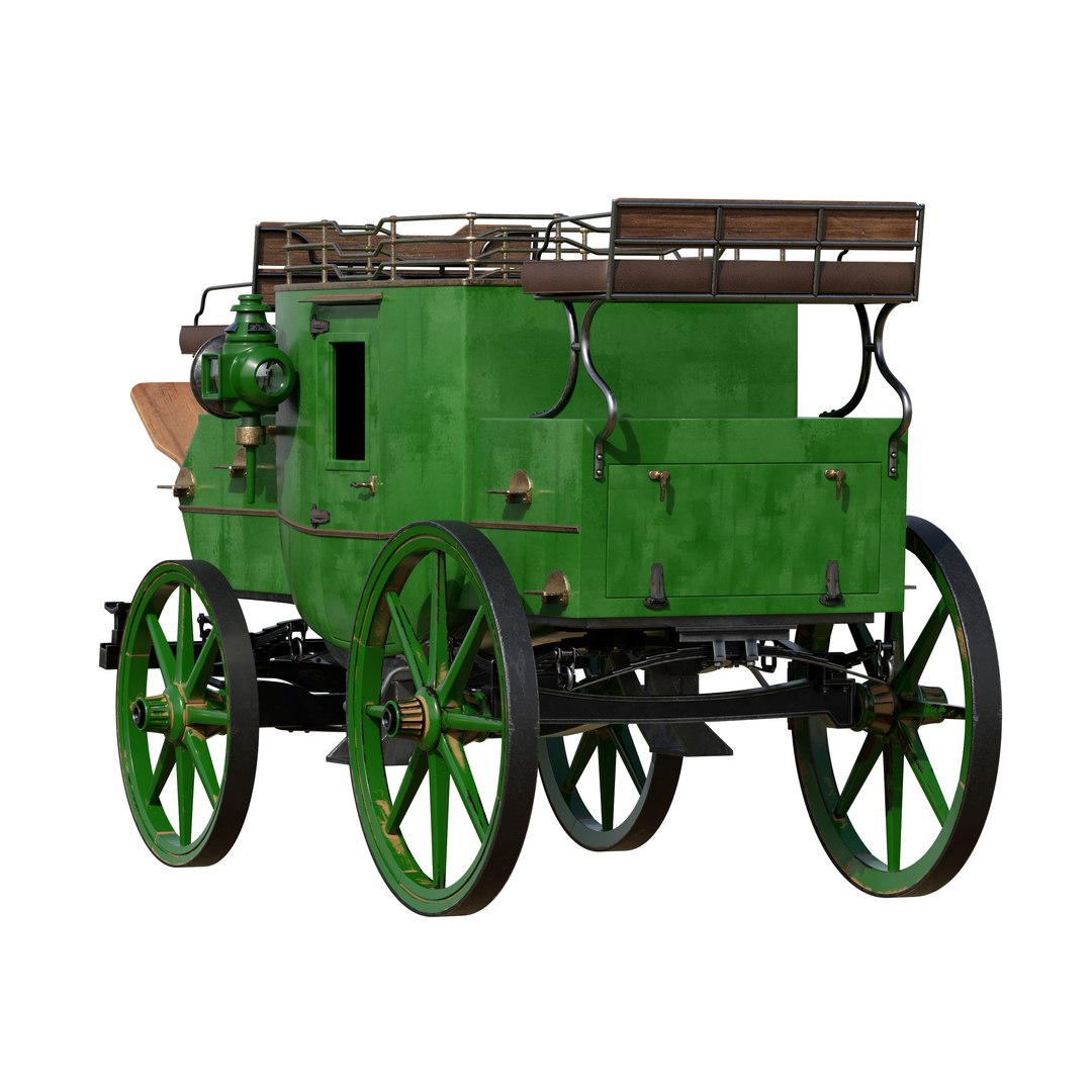 Horse Road Coach 3D Model - TurboSquid 2164200