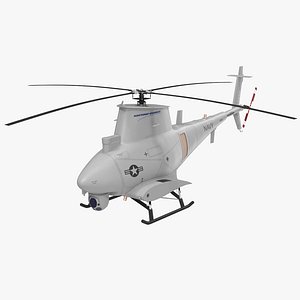 northrop grumman mq-8b scout 3d model