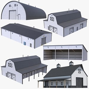 6 PBR Farm Buildings Collection