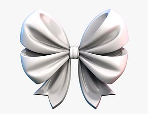 Double Bow ribbon 3D