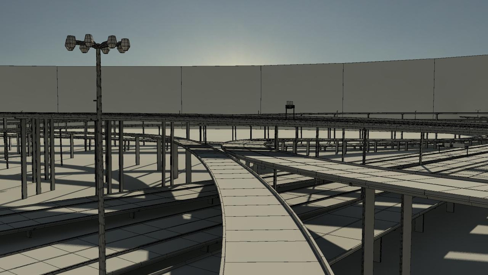 3D Freeway Model - TurboSquid 1339414
