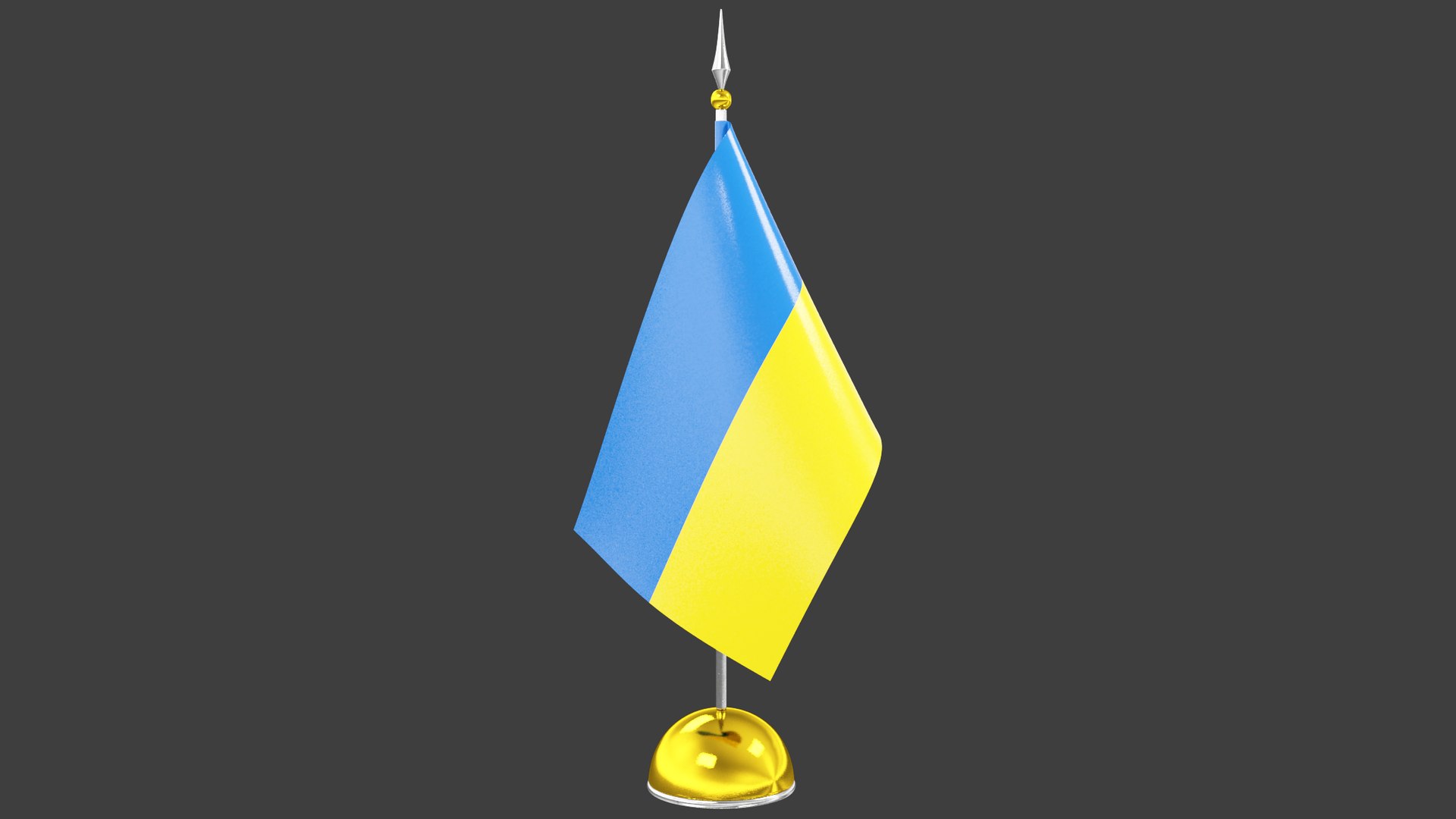 Ukrainian Flag V8 Model - TurboSquid 1869058