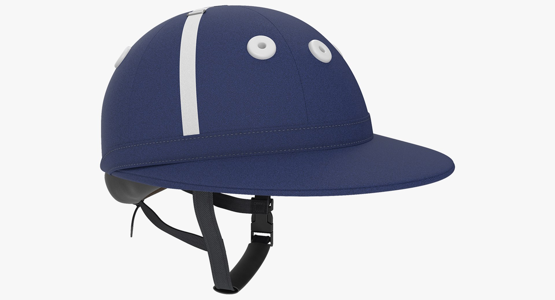 Polo Helmet Navy Blue 3D model preview