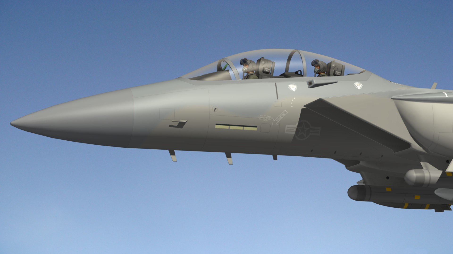 Boeing F15EX Eagle II model https://p.turbosquid.com/ts-thumb/fs/h7p4WQ/P3/f15expr11/jpg/1634799040/1920x1080/fit_q87/d5d4b703f63fa3318542e26431ec13ed4c52eeea/f15expr11.jpg