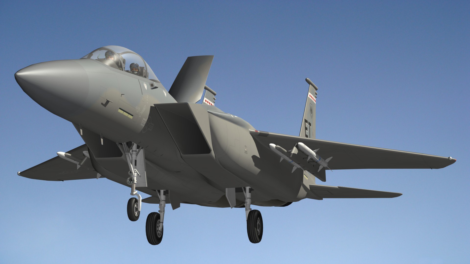 Boeing F15EX Eagle II model - TurboSquid 1804851