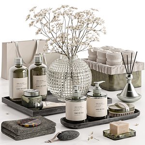 3D Bathroom Accessories 40 model