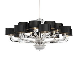 Barovier Toso Chandelier glass art deco 55916