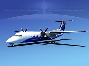dhc-8 q300 3d 3ds