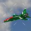 Equipo de pantalla JF-17 Thunder aparejado realista
