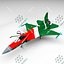 Equipo de pantalla JF-17 Thunder aparejado realista