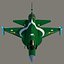 Equipo de pantalla JF-17 Thunder aparejado realista