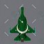 Equipo de pantalla JF-17 Thunder aparejado realista